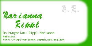 marianna rippl business card